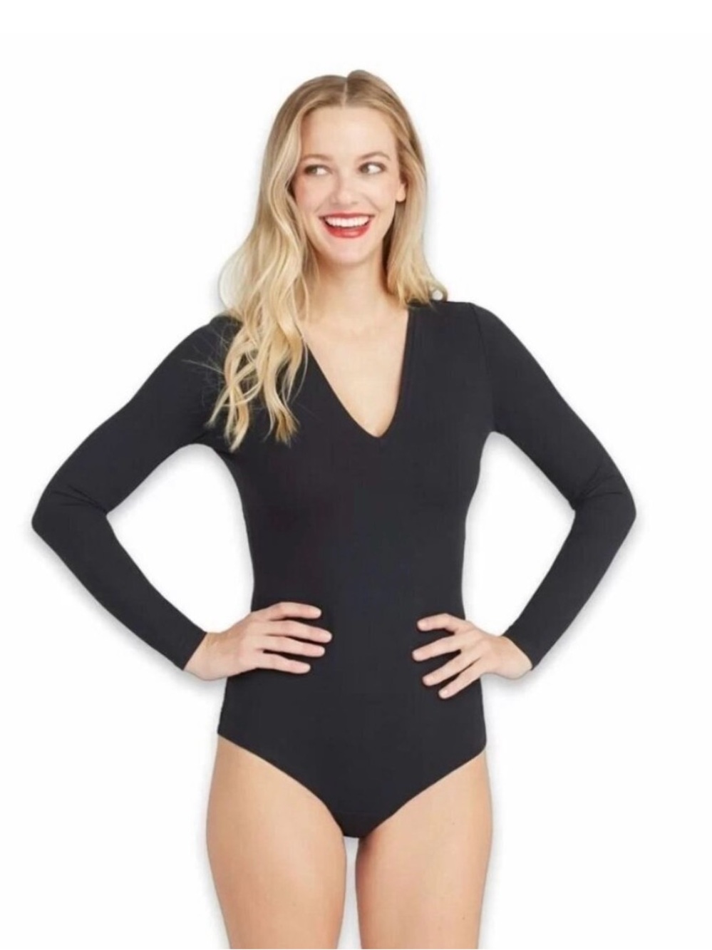 SPANX Black Body Suit Size Large